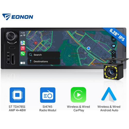 Cam 1din apple - 6,28",