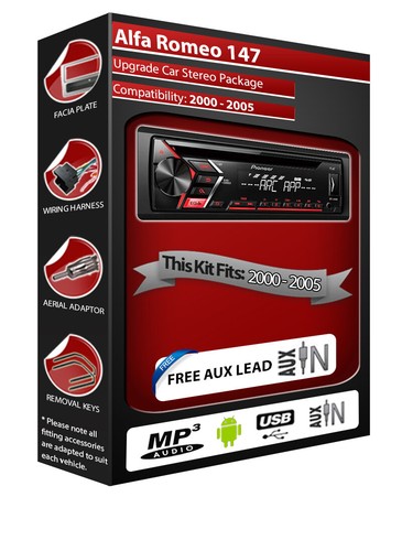 Alfa romeo 147 auto stereo - auto,