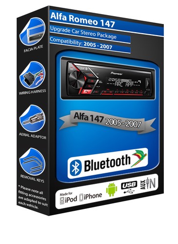 Alfa romeo 147 auto stereo - 147,